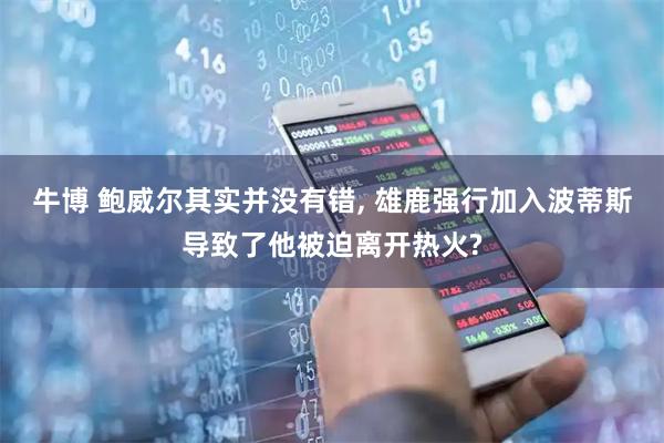 牛博 鲍威尔其实并没有错, 雄鹿强行加入波蒂斯导致了他被迫离开热火?